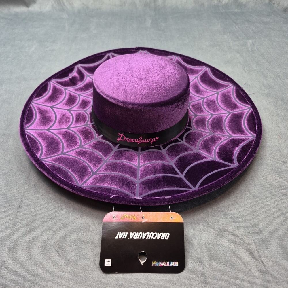 Monster High Draculaura Hat Purple Spirit Halloween Costume Cosplay New